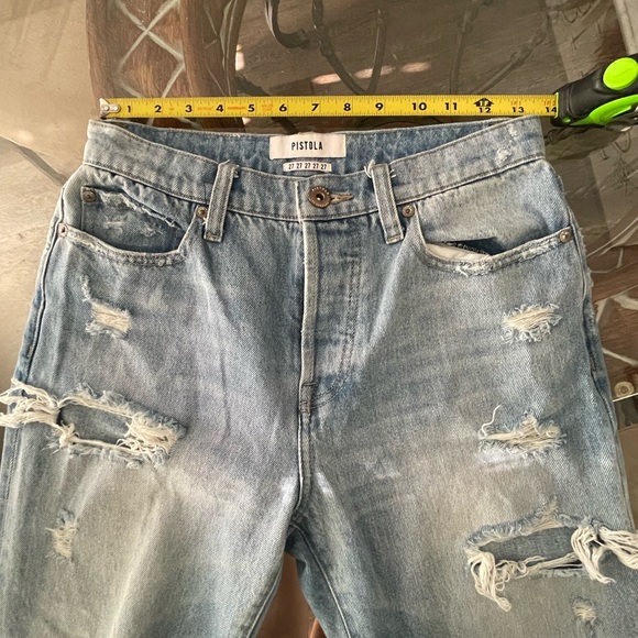 Women’s Pistola distressed jeans light wash size 27 - Picture 7 of 7